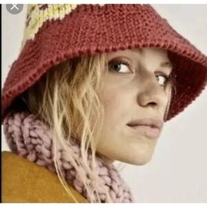 New Free People Fairisle High Road Bucket Hat
